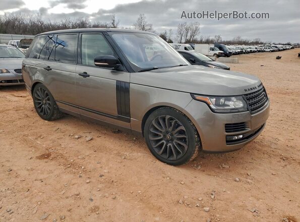 SALGS2FK8HA340105 2017 LAND ROVER RANGE Gray Widok z przodu