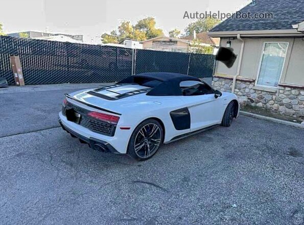WUA4BCFX5M7901463 2021 AUDI R8 White წინა ხედი