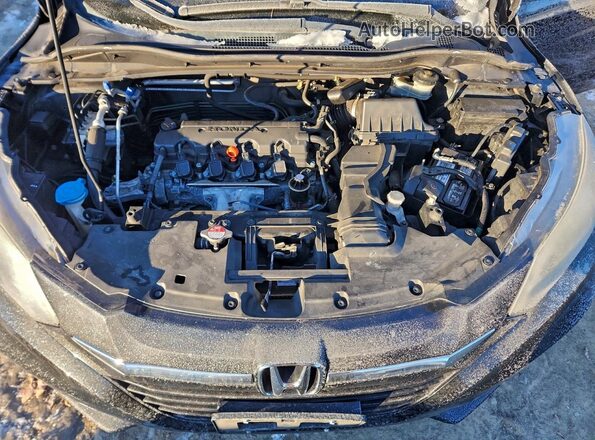 3CZRU6H50JM716498 2018 HONDA HR-V Black VIN კოდის სტიკერის ხედი