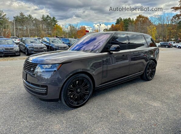 SALKVBE78NA008479 2022 LAND ROVER RANGE Gray Trasero derecho