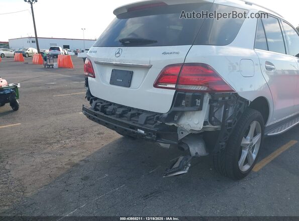 4JGDA5GB1KB213903 2019 MERCEDES-BENZ GLE 400 Белый Вид спереди