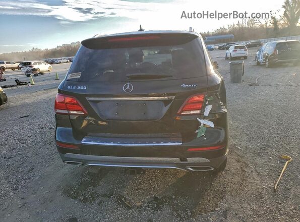 4JGDA5HB0JB042719 2018 MERCEDES-BENZ GLE Черный Вид сзади