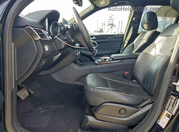 4JGDA5HB0JB042719 2018 MERCEDES-BENZ GLE Черный Вид салона спереди