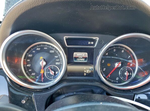 4JGDA5HB0JB042719 2018 MERCEDES-BENZ GLE Черный Вид щитка приборов