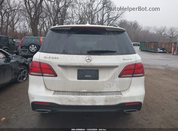 4JGDA5HB0JB078300 2018 MERCEDES-BENZ GLE 350 White 