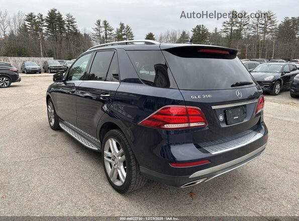 4JGDA5HB1HA863876 2017 MERCEDES-BENZ GLE 350 Dark Blue 