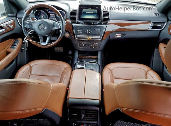 4JGDA5HB6GA792303 2016 MERCEDES-BENZ GLE White წინა პანელის ხედი