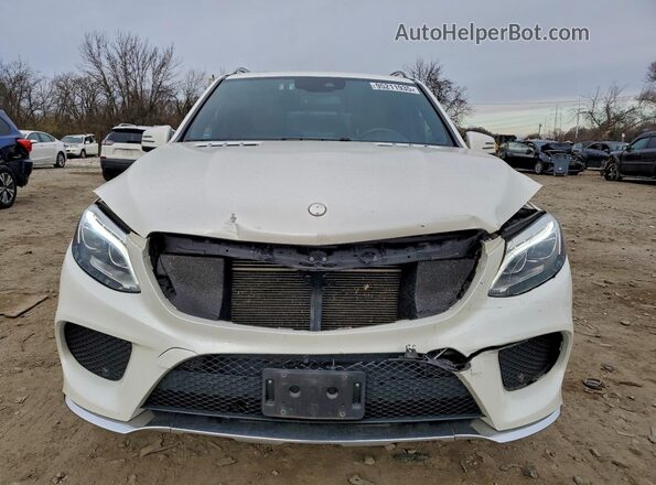 4JGDA5HB6GA792303 2016 MERCEDES-BENZ GLE White წინა ხედი