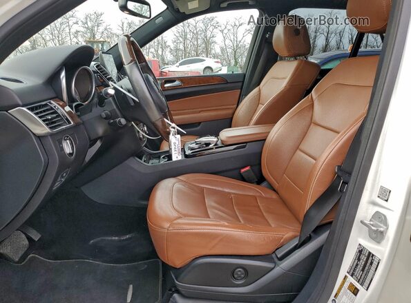 4JGDA5HB6GA792303 2016 MERCEDES-BENZ GLE White წინა სალონის ხედი