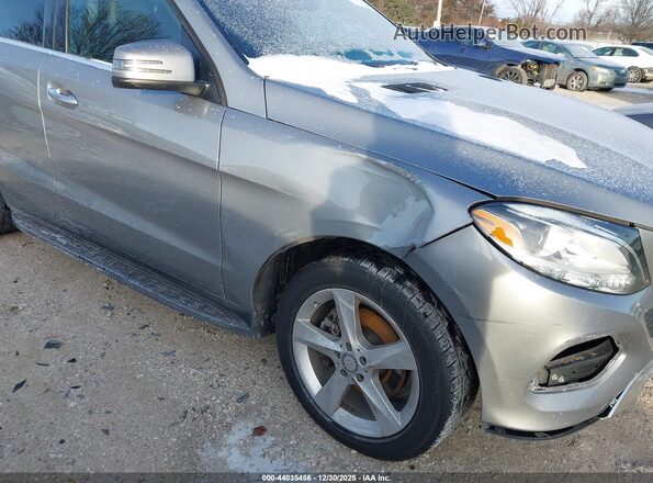 4JGDA5HB7GA723460 2016 MERCEDES-BENZ GLE 350 Gray Vista frontal