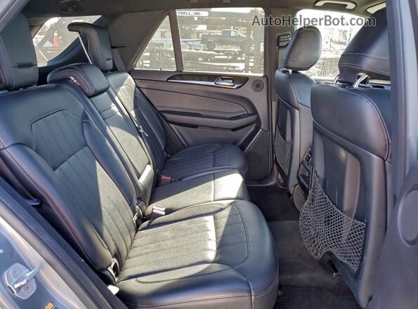4JGDA5HB8GA723273 2016 MERCEDES-BENZ GLE Серый Вид задней части салона