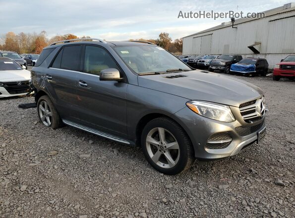 4JGDA5HB9HA968973 2017 MERCEDES-BENZ GLE Gray Delantero derecho