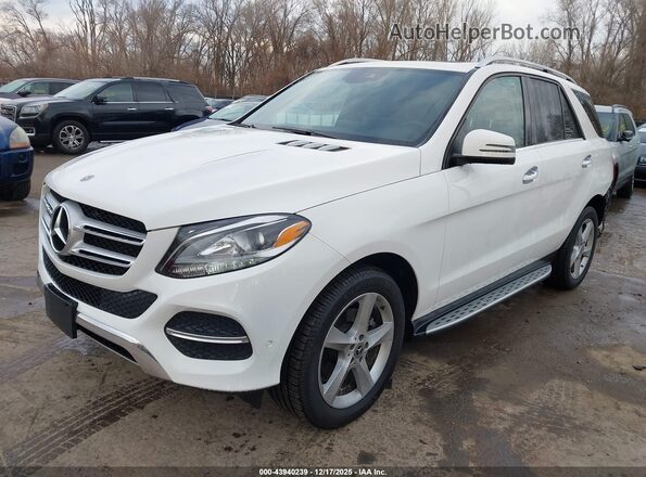 4JGDA5HBXJB137921 2018 MERCEDES-BENZ GLE 350 White Передня ліва чверть