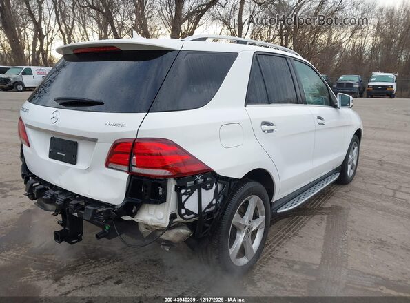 4JGDA5HBXJB137921 2018 MERCEDES-BENZ GLE 350 White Задня права чверть