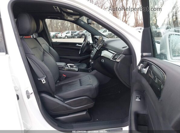 4JGDA5HBXJB137921 2018 MERCEDES-BENZ GLE 350 White Вид салону спереду