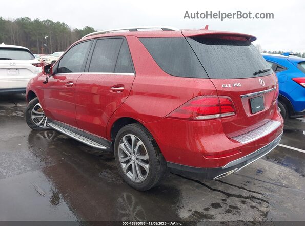 4JGDA5JB6GA666081 2016 MERCEDES-BENZ GLE 350 Красный 