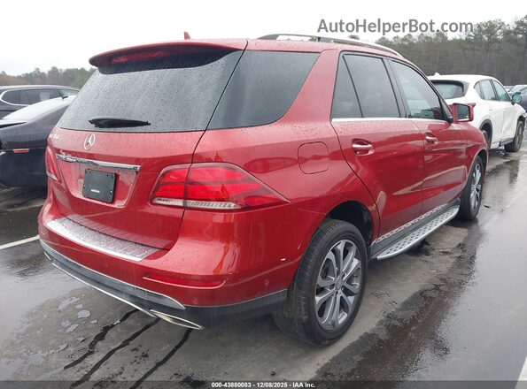 4JGDA5JB6GA666081 2016 MERCEDES-BENZ GLE 350 Красный 