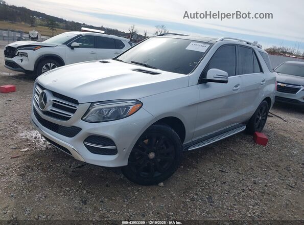 4JGDA5JB6HA864239 2017 MERCEDES-BENZ GLE 350 Silver Передня ліва чверть
