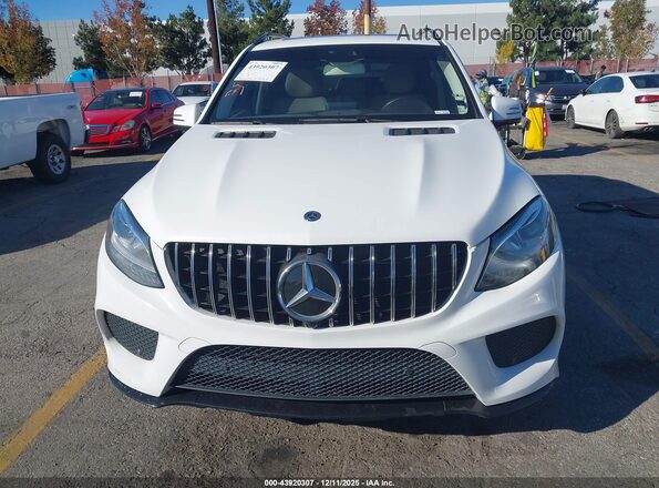 4JGDA5JB6JB173115 2018 MERCEDES-BENZ GLE 350 White Instrument cluster view