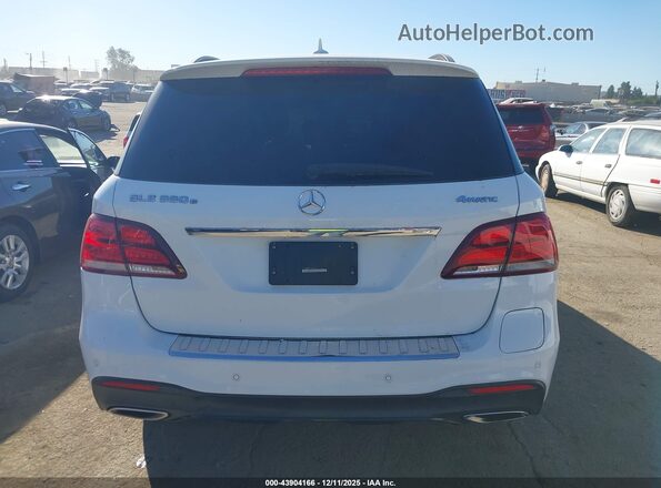 4JGDA6DB5JB066560 2018 MERCEDES-BENZ GLE 550E PLUG-IN HYBRID White 