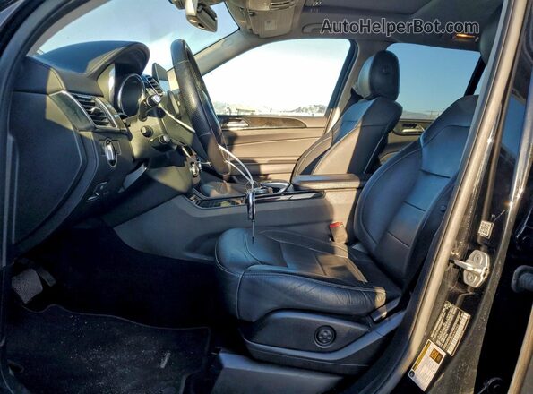 4JGDA6DB9HA901043 2017 MERCEDES-BENZ GLE Black Front interior view