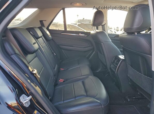 4JGDA6DB9HA901043 2017 MERCEDES-BENZ GLE Black Rear interior view