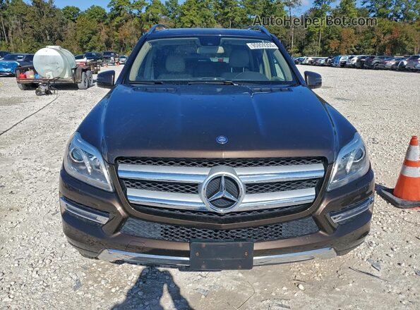 4JGDF6EE0GA698763 2016 MERCEDES-BENZ GL-CLASS Brown Դիմացի տեսք