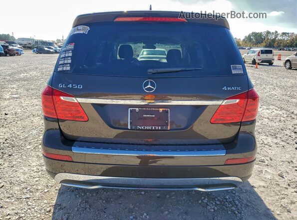4JGDF6EE0GA698763 2016 MERCEDES-BENZ GL-CLASS Brown Հետևի տեսք