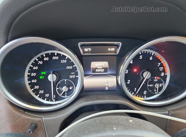 4JGDF6EE1GA666601 2016 MERCEDES-BENZ GL-CLASS Black Vista del cuadro de instrumentos