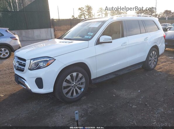4JGDF6EE1KB189428 2019 MERCEDES-BENZ GLS 450 White Przód lewy