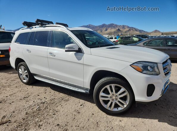 4JGDF6EE3HA794243 2017 MERCEDES-BENZ GLS Белый Передняя правая четверть