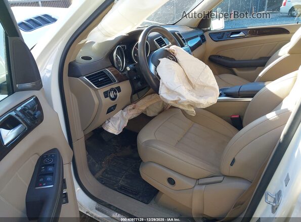 4JGDF6EE4GA664907 2016 MERCEDES-BENZ GL 450 White წინა სალონის ხედი