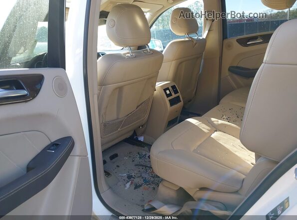 4JGDF6EE4GA664907 2016 MERCEDES-BENZ GL 450 White VIN კოდის სტიკერის ხედი