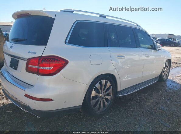 4JGDF6EE5HA770493 2017 MERCEDES-BENZ GLS 450 White Trasero derecho