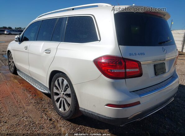 4JGDF6EE5HA770493 2017 MERCEDES-BENZ GLS 450 White Trasero izquierdo