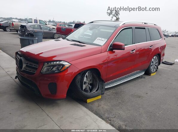 4JGDF6EE5HA963761 2017 MERCEDES-BENZ GLS 450 Red Vista tres cuartos delantera izquierda
