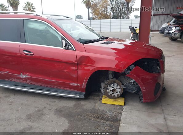 4JGDF6EE5HA963761 2017 MERCEDES-BENZ GLS 450 Red Vista frontal