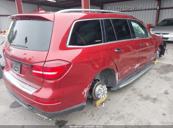 4JGDF6EE5HA963761 2017 MERCEDES-BENZ GLS 450 Red Trasero derecho