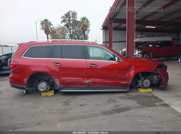 4JGDF6EE5HA963761 2017 MERCEDES-BENZ GLS 450 Red Vista del cuadro de instrumentos