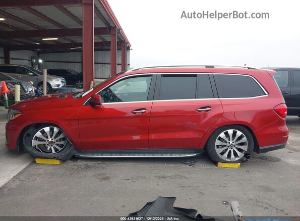 4JGDF6EE5HA963761 2017 MERCEDES-BENZ GLS 450 Red Vista interior trasera