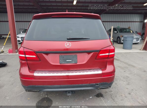4JGDF6EE5HA963761 2017 MERCEDES-BENZ GLS 450 Red 
