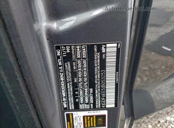 4JGDF6EE5JB053253 2018 MERCEDES-BENZ GLS Gray 