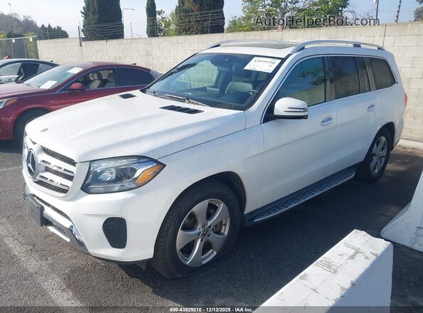 4JGDF6EE5KB238436 2019 MERCEDES-BENZ GLS 450 White Front left