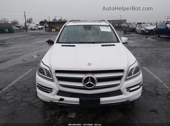 4JGDF6EE6GA696399 2016 MERCEDES-BENZ GL 450 White Widok z przodu