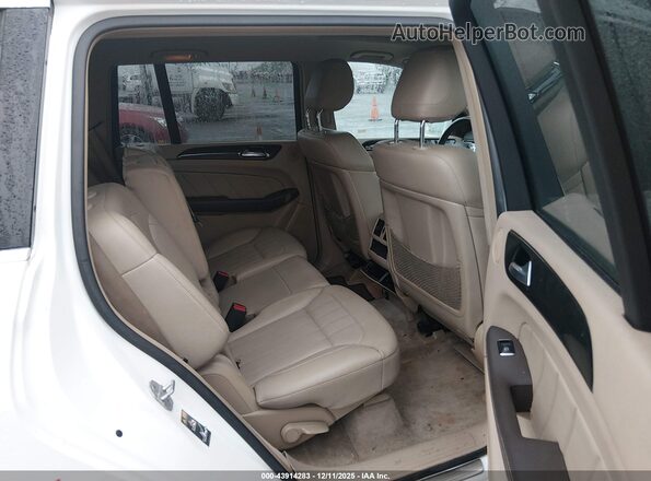 4JGDF6EE6GA696399 2016 MERCEDES-BENZ GL 450 White Widok naklejki z numerem VIN