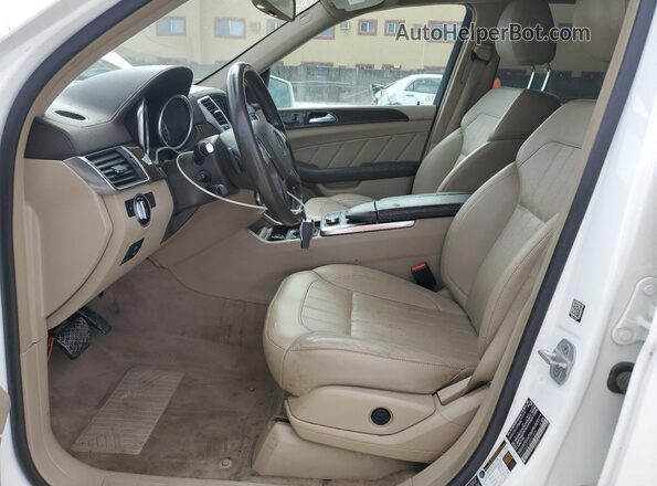 4JGDF6EE7GA661595 2016 MERCEDES-BENZ GL-CLASS White Widok wnętrza z przodu