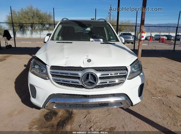 4JGDF6EE7HA910530 2017 MERCEDES-BENZ GLS 450 White Instrument cluster view