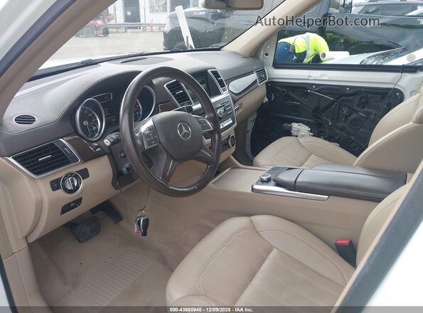 4JGDF6EE9GA645043 2016 MERCEDES-BENZ GL 450 Белый Вид салона спереди