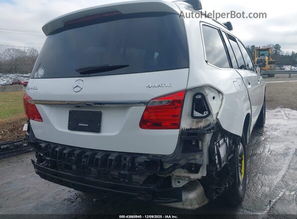 4JGDF6EE9GA645043 2016 MERCEDES-BENZ GL 450 Белый Вид спереди
