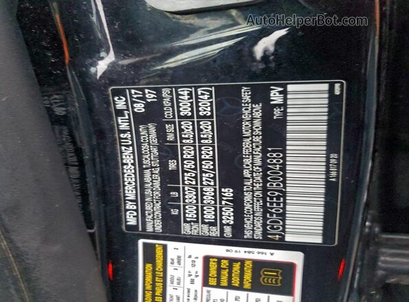 4JGDF6EE9JB004881 2018 MERCEDES-BENZ GLS Черный 